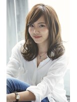 ナナナ パレナ 宝塚店(nanana parena)&nbsp;肩先でふわっと揺れるフェミニンウェーブ【nanana parena】