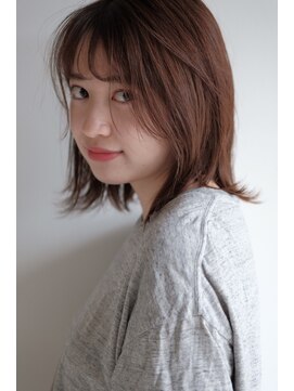 ヘアーアンドメイク シーク 八王子(HAIR&MAKE SeeK) シースルーバング ロブ