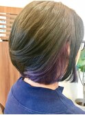 インナーカラー紫