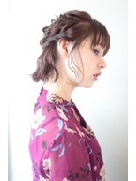 リンダバイネオリーブ 白楽店(Linda by neolive)&nbsp;ボブのハーフアップアレンジ　♪