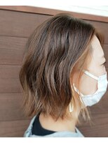 ヘアリゾートハピネス&nbsp;バングカラー×インナーカラー