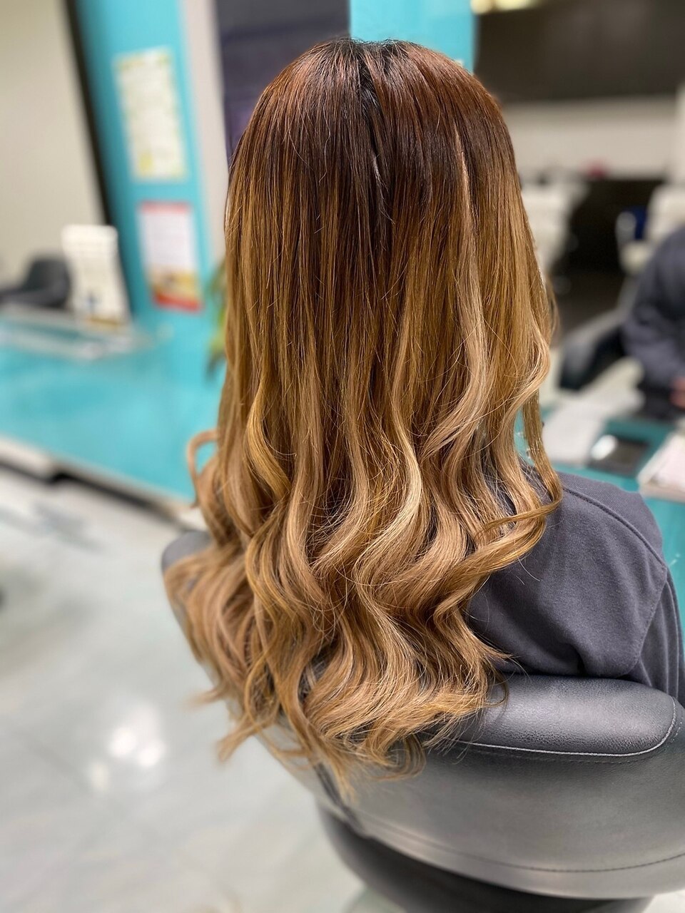 APEX 37 ロングボード グラデーションデザイン スケートボード（完成品