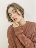 フラミューム たまプラーザ(flammeum)&nbsp;ハンサムボブ×シアーベージュ【フラミュームたまプラーザ】