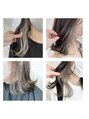 ヘアーデザイン アンジェロ インアルト(Hair Design Angelo In alto) チラッと可愛いイヤリングカラー・インナーカラーも大人気です★