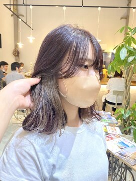 ソーコ(SOKO) ピンクラベンダー×ホワイトベージュ