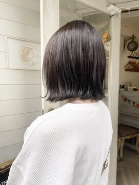 アミュレ(Amule) ナチュラル美髪ストレートミディ外ハネ30代梅ヶ丘美容室