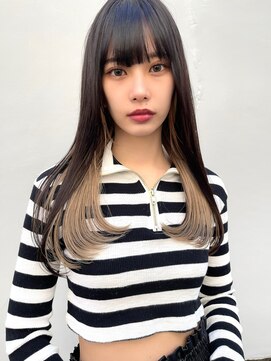 ロンド マーレ 天神大名店(Lond mare) NEW STYLE インナーブリーデザインカラー　大人可愛いロングヘア