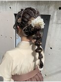 卒業式　崩れないニュアンスヘア