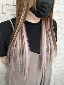 プライズ 錦糸町北口店(prize) ユニコーンカラー/エクステ/長さだし【錦糸町北口】