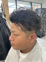 スウェル 船橋店(Swell)&nbsp;ハイライト/マッシュパーマ/ウルフ/波巻き/メンズ1