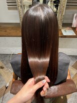 ムーン(moon) #黒髪カタログ #グレーベージュ #レイヤーロング