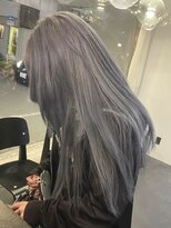 カムジーヘッドカミノウラ(COMEGHEAD KAMINOURA)&nbsp;ダブルカラーミルクティーベージュカラーブルーブラックブリーチ