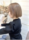 《Kanna》ブラウン/ベージュ/ラベンダーグレージュ/切りっぱなし