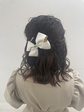 シュシュ(shushu) ハーフアップ♪