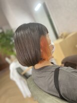 セレニテ(serenite)&nbsp;ボブ×オレンジインナーカラー