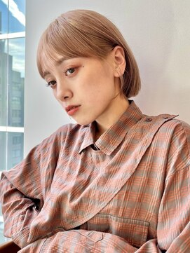 ディッセンバー 神宮前(December) ベージュカラー/ミルクティーベージュ/ケアブリーチ/学割U24