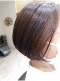 白髪染め/白髪ぼかし/ハイライト/カラー/ショート/ボブ