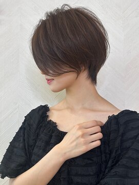 ロンド ストラーダ 心斎橋(Lond strada) ショート×ハイライト白髪ぼかし×シアーカラー[心斎橋]