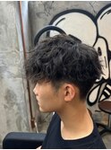 ダークアッシュ/韓国マッシュ/ニュアンスパーマ[錦糸町駅/men's]