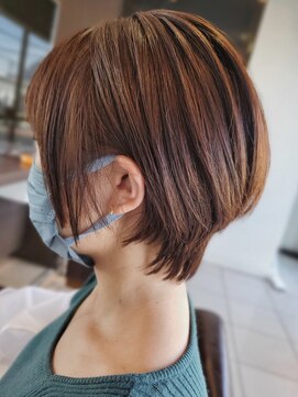 フロア(FLOOR) 大人可愛いショート　透明感カラー