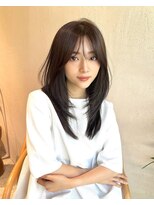 ルル 表参道(lulu.) レイヤーカット　顔周り　韓国ヘア　レイヤー