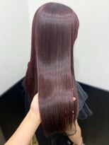 ラグナ(LAGUNA) 【ロング×ブリーチなしチェリーレッド】