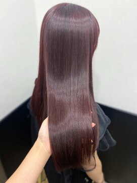 ラグナ(LAGUNA) 【チェリーレッド/ロング/ダブルカラー/20代】