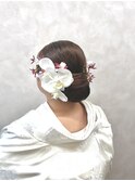 つるつやシニヨン　色打掛