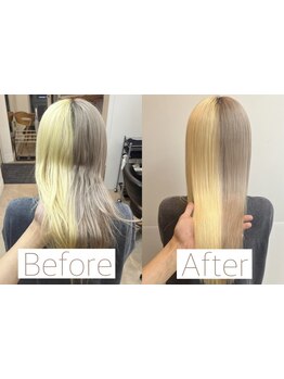 【カットフルカラーLAケラチン23000円】貴方だけの髪質改善*[髪質改善トリートメント/白髪染め/リタッチ]