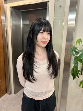 アリスバイアフロート 自由が丘(ALICe by AFLOAT) レイヤーカット/ブルーブラック/韓国風