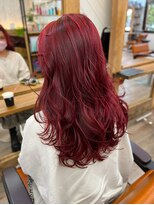 ナンバー アリア 三軒茶屋(N° aria)&nbsp;【musashi】カラー指名No.1/ブリーチ無しレッドカラー