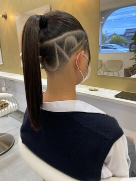 トパキュー(topa cue) デザイン刈り上げ