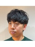 ナチュラル無造作マッシュ