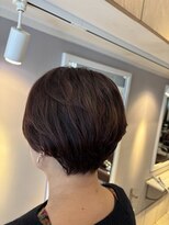 モップス 富岡店(MOPS)&nbsp;ショートスタイル×ピンクブラウン