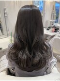 オリーブグレージュ/レイヤーカット