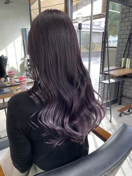 イキプラスディードットログ 大和八木駅前店(ikii+D.Log) グラデーションカラー ピンクラベンダー