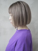 ギークス(GEEKS)&nbsp;【GEEKS渋谷】冬カラー/バレイヤージュ/切りっぱなしボブ/透明感