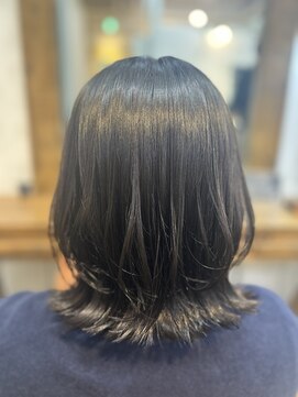 ニューラインギンザ(New-Line 銀座) 韓国風ミディ グレージュカラー