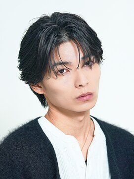 メンズヘアセンス 渋谷(MEN'S HAIR SENSE) フェザーパーマ/センターパート/ニュアンスパーマ/メンズ/眉毛