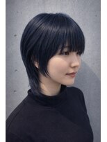 テラ(terra)&nbsp;ナチュラルショートウルフ × ダークネイビー　20代30代