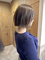 サンド 銀座(sand)&nbsp;切りっぱなしミニボブ｜ラインボブ×透明感カラー【銀座】