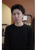 エディ(Edy)&nbsp;メンズスパイキーショート刈り上げスキンフェード眉毛カット岡山