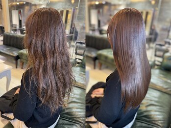 アレクサンドルオブカラーズカナザワ(ALEXANDRE OF COLORS KANAZAWA)の写真/くせ毛・うねり解消！カラーも同時OK◎ダメージレス縮毛矯正/髪にドラマを。ストレートも導入◎
