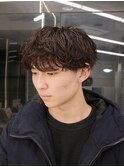 シャドウパーマ/緩め無造作パーマ/藤沢
