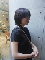 カシ 中目黒(CASI)&nbsp;レイヤーボブで涼しげオリーブブラック
