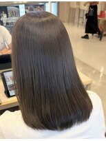 ケンジ 平塚ラスカ店(KENJE) ブラウンベージュ/ブラウンカラー/顔まわりカット/平塚