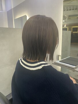 セカンド 鴨江店(2COND) 切りっぱなしボブ