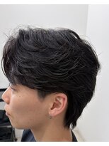 ベル 桑名(BHEL)&nbsp;桑名メンズパーマニュアンスパーマフェザーパーマセンターパート