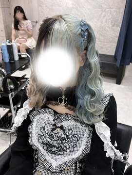 クラン 東心斎橋店(Clan) 編み上げハーフツイン/心斎橋ヘアセット