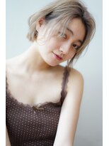 デザイナーズヘアー ラグジス(Designers hair LUXIS) ～【LUXIS海老名】～外国人風ホワイトグレージュ♪